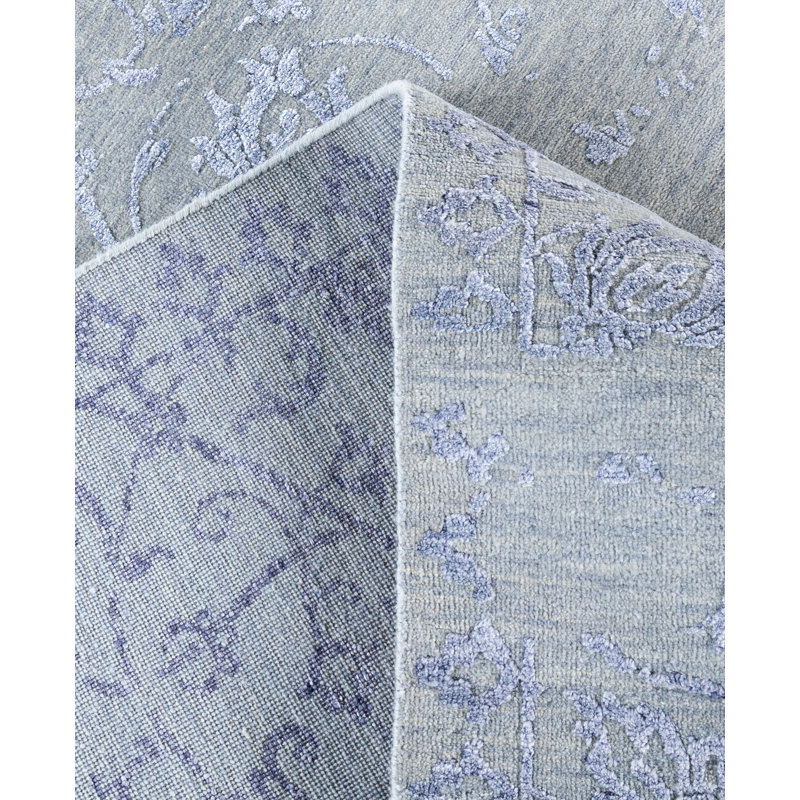 Overdyed One-of-a-Kind 8' 10" X 12' 1" Hand Knotted Area Rug