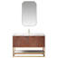 Meuble-lavabo sur pied simple avec plateau Mahon 48-485513731-485614112