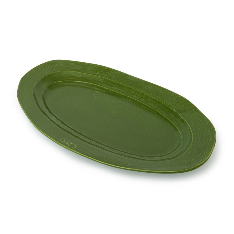 Plat ovale Olague, Vert