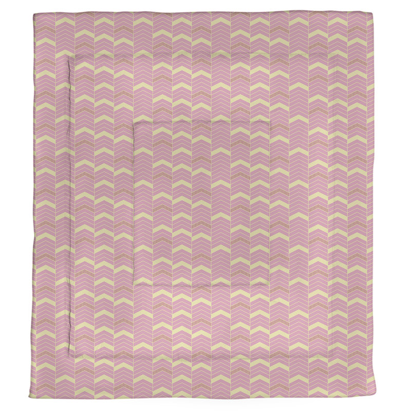 Édredon réversible en microfibre Rhonda Cheval, Édredon très grand, Jaune-rouge / rose