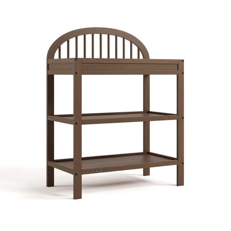 Ensemble de lit de bébé convertible 3-en-1 Graco Olivia avec matelas et table à langer Olivia - Noisette, Noisette