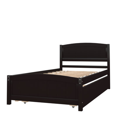 Malibu Twin Solid Wood Bed with Trundle