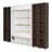 Space-saving Queen Murphy Bed Mdf Versatile Living Spaces With Hidden Storage