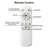 Bedroom Ceiling Fan With 3 Colour Dimmable, 3 Abs Blades Remote Control Dc Motor Black With 18W Led Light-113577016-113577017