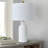 24'' White Ceramic  Table Lamp (Set Of 2)
