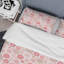 Ensemble de housse de couette - Abstrait en microfibre rose doux Petkana-1840279055
