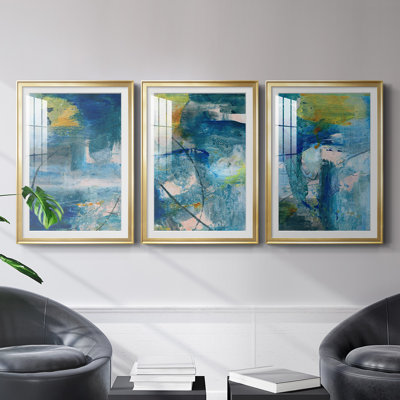 «Spring Winds I», reproduction encadrée de qualité supérieure, prête à être accrochée
