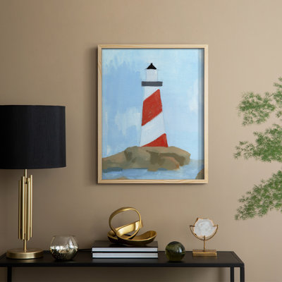 Lookout Point I Framed Print - Solid Wood