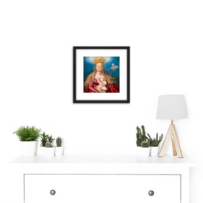 Baldung Virgin Queen Suckling Christ 1 Piece Single Picture Frame Painting