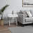 Carlotta White End Table