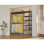 VIPEK X2 Expandable Reach-in Closet Racks Adjustable from 3'3" to 4'8" Portable Open Walk-in Closet Rack System, Black