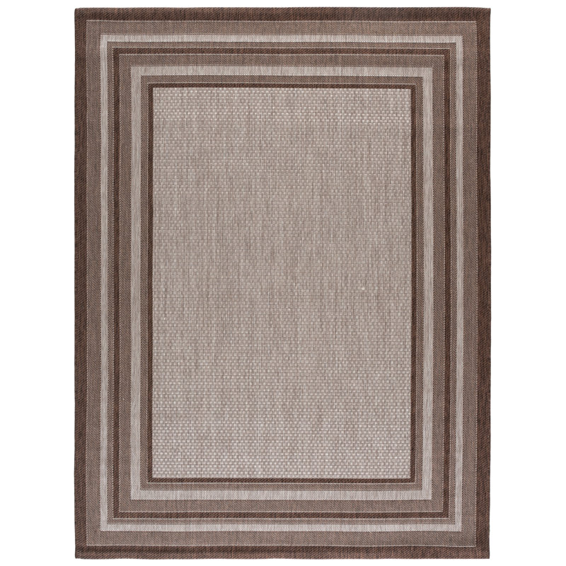 Courtyard Performance Geometric Indoor/Outdoor Area Rug, 8'-0" X 10'-0" Rectangle