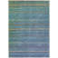 Tapis bleu sarcelle lavable à la machine intérieur / extérieur Xhevrie-112171012
