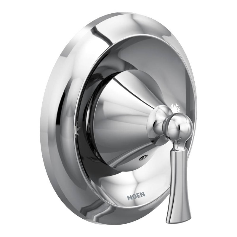 Garniture de robinet avec poignée à levier Wynford Posi-Temp, Chrome