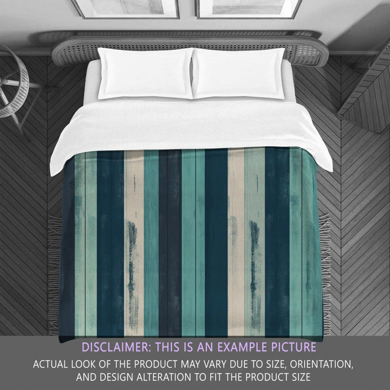 Vertical Striped Bedding, Queen Comforter