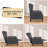 Upholstered Push Back Recliner Chair with Heat and Massage Function For Living Room-1320121692