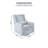 Cutlor Luxury Power Motion Recliner  Swivel Glider, Upholstered Reclining Sofa Chair with Lumbar Support-2093321521