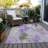 Machine Washable Indoor/Outdoor Xhevrie Purple Rug-1338357331