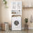 Amboy 25'' W x 66'' H x 9'' D Over-The-Toilet Storage-1799725840