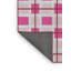 Tapis géométrique rose / gris-660156103