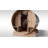 Red Cedar Barrel Sauna with Panoramic Window - 8 kW UL Certified KIP Harvia Heater - 6-8 Person