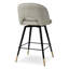 Cliff Upholstered Stool with Metal Frame-1029637395