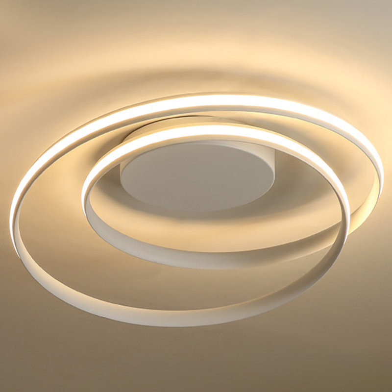 Chali LED Semi Flush Mount, White
