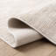 Tapis de couloir intérieur moderne, beige crème.-166747523