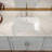 20" L X 14" W Rectangular Undermount Bathroom Sink White Ceramic Bathroom Sink With Overflow