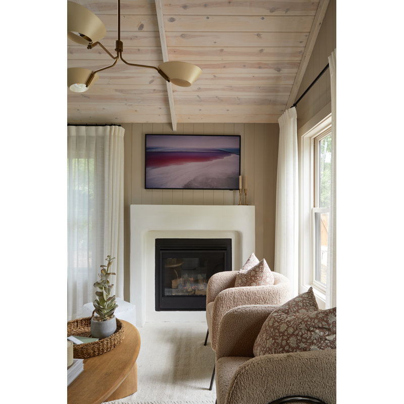 Sacramento Iron 3-Light Chandelier, Beige