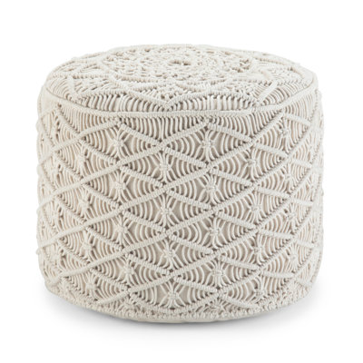 Pouf rond en macramé Coates Coates