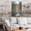  «Swan Cottage» par Cindy Jacobs, art mural en métal, 24 po x 36 po-1557988301