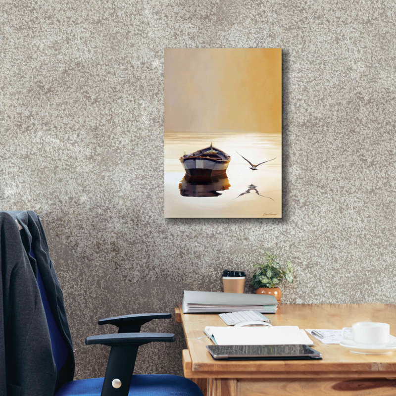 «Afia Sunset In The Pier on Canvas» par Carlos Casamayor, reproduction, H 26 po x l 18 po x P 0,75 po
