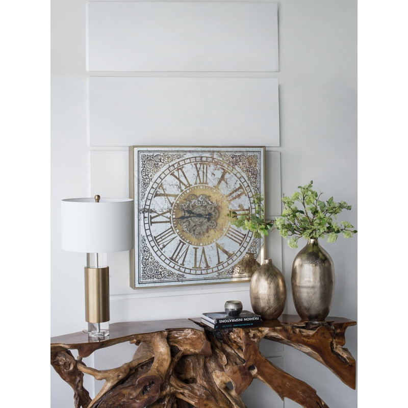 Lampe de table - ensemble de 2 - 15 po de diamètre x 29 po - or, blanc