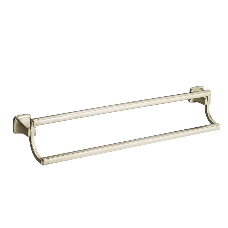 Barre à serviettes double American Standard Townsend, Nickel brossé