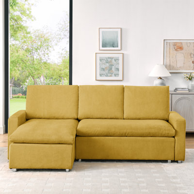 L Shaped Convertible Sleeper Sofa Bed