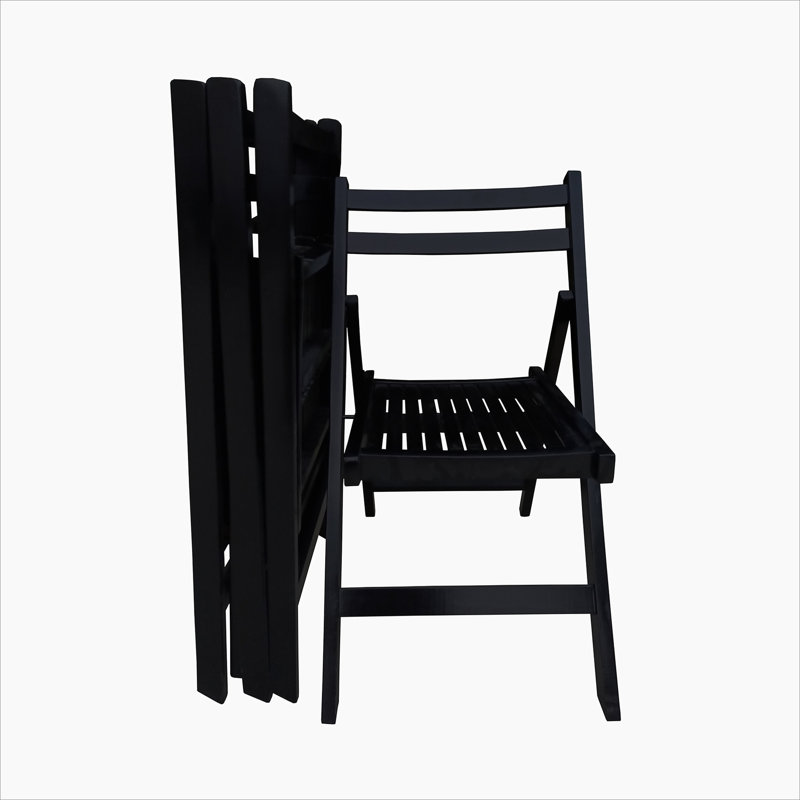 Chaise d'appoint l 15,6 po Palladio, Noir