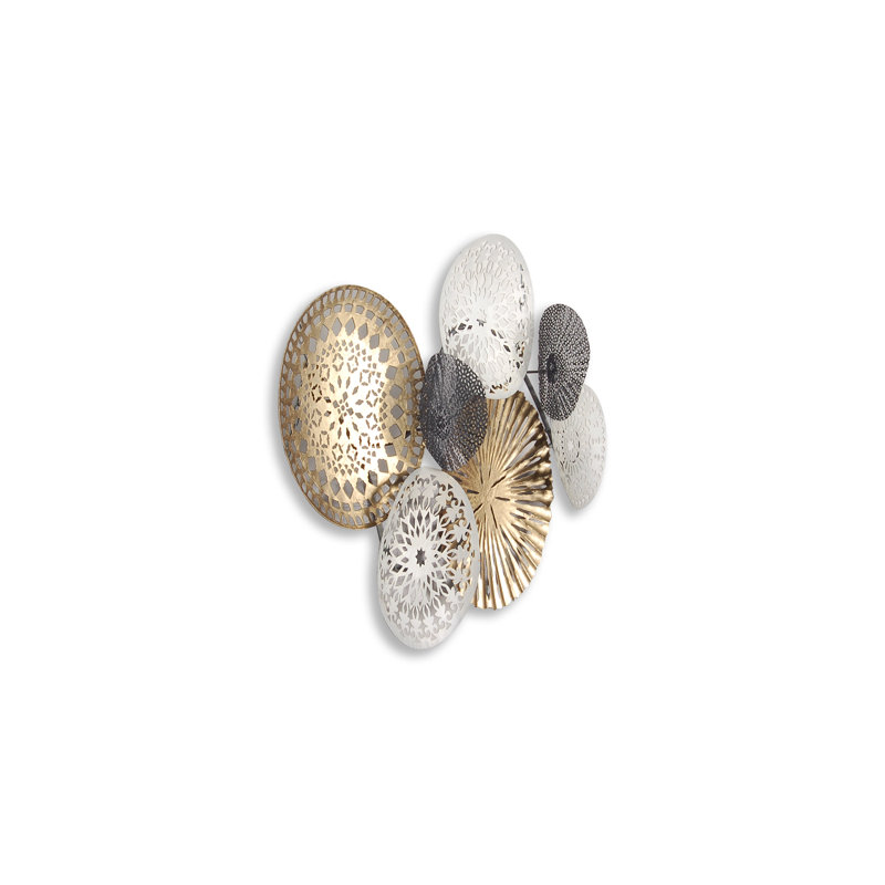 Handmade Abstract Wall Decor on Metal