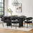 35.5'' W X 79'' L Restaurant Dining Set-2027123526