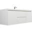 Meuble-lavabo simple avec plateau en résine Raige 59,06 po