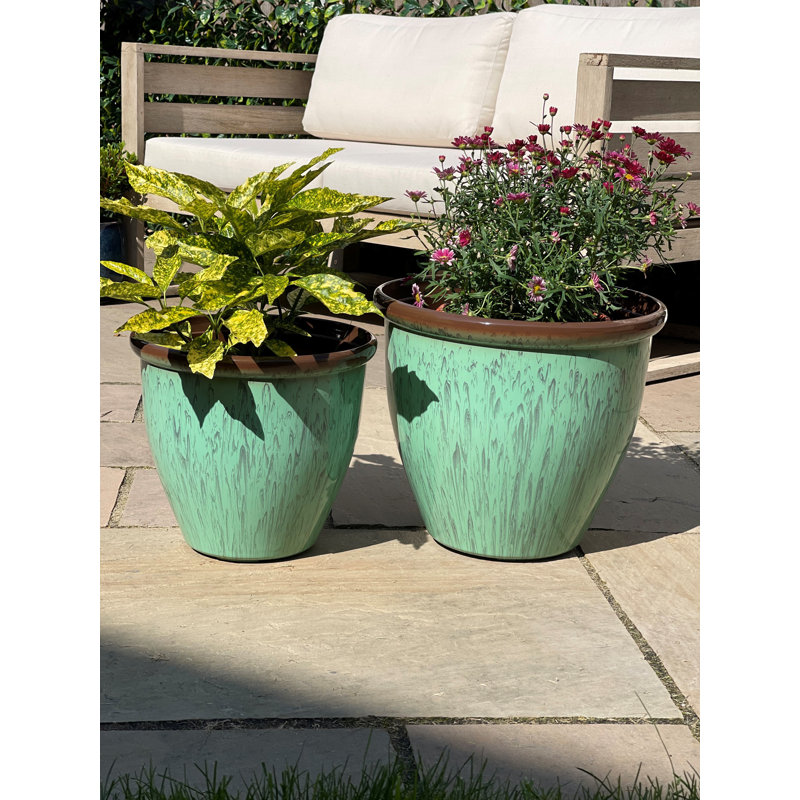 Grier Plant Pot, Green