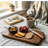 Quadra Large Wooden Cutting Board, Contemporary Chopping Board for Kitchen, Serving Platter and Food Preparation-115193925