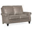Reddish Leather Loveseat-161546608-161546611-161546617