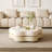 Masek Extendable Flower Shape Solid Coffee Table