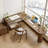 Walnut L-Shaped Solid Wood Writing desk