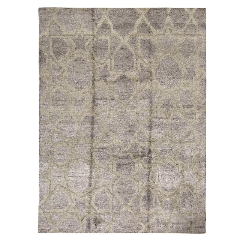 Hand Knotted Viscose Indoor Rug