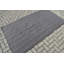 Tapis turc rétro vintage gris Kilim - idéal pour la décoration intérieure et une touche chic bleu / gris