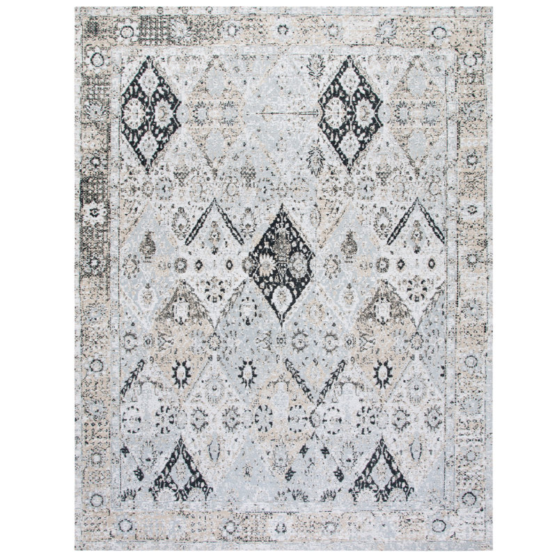 Chenault Vintage Hand Loomed Performance Oriental Rug, Rectangle 8' x 10'
