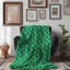 Couverture géométrique verte 1 pièce Sherpa de qualité supérieure 0171-100085285