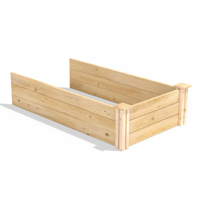 Wood Raised Garden Extension Kit